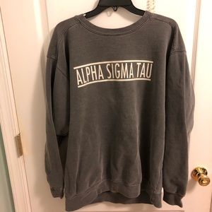 Alpha Sigma Tau pull over sweater